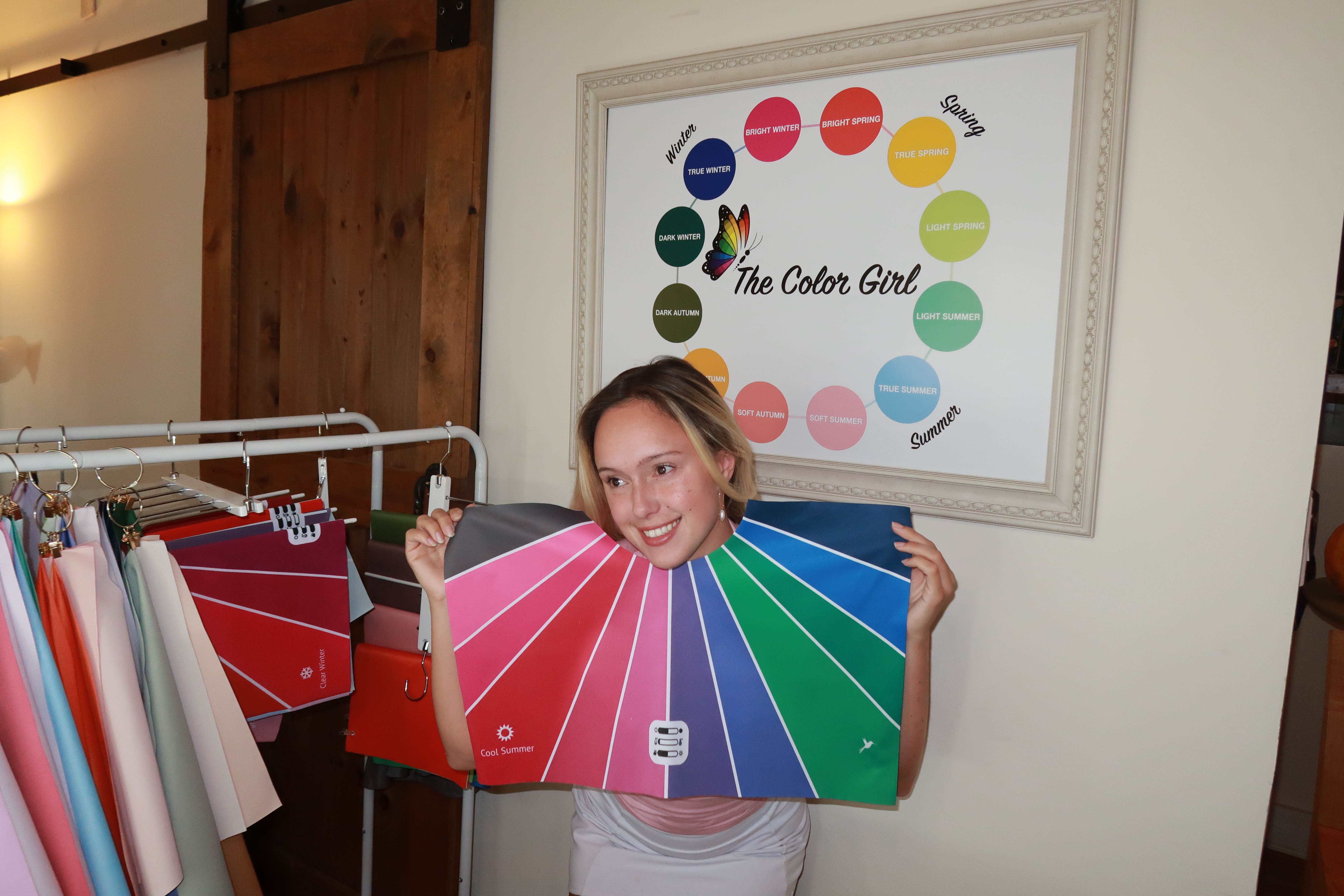 True Summer color analysis header image showcasing cool, muted elegance